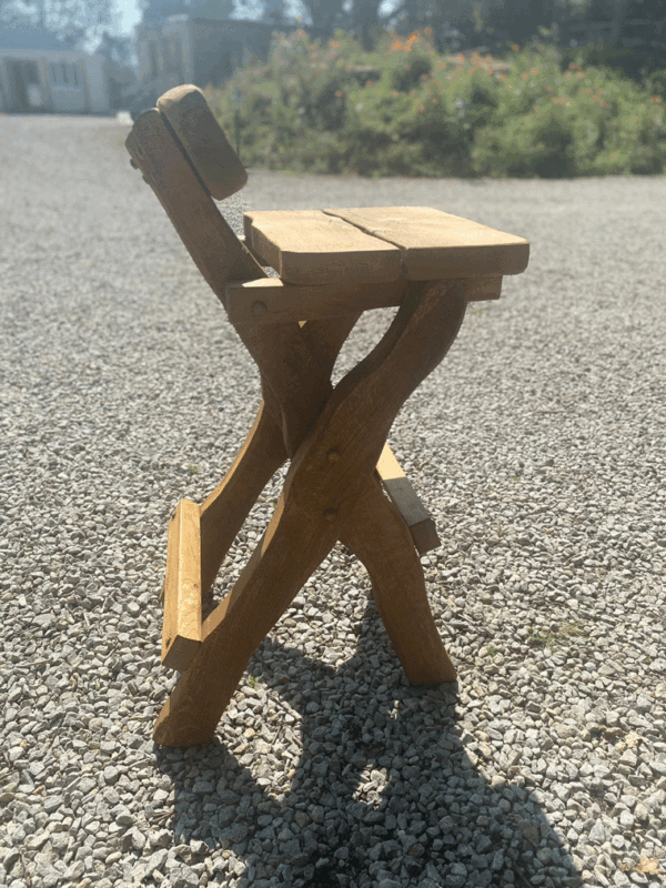 Oak Bar Chair