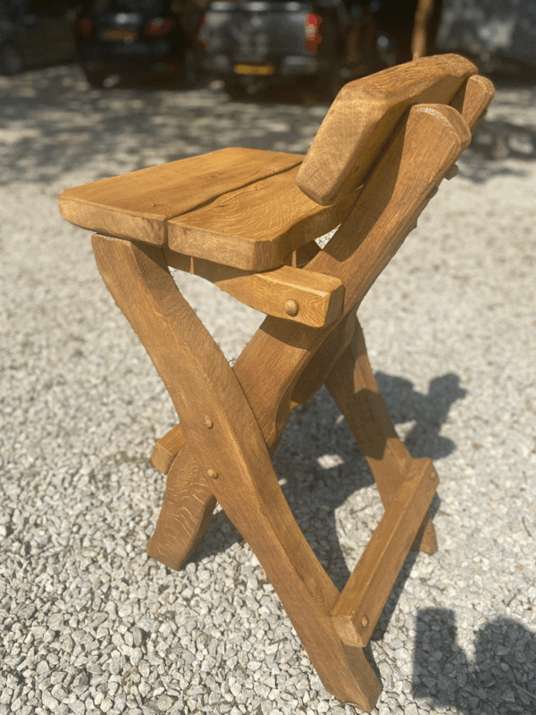 Oak Bar Chair