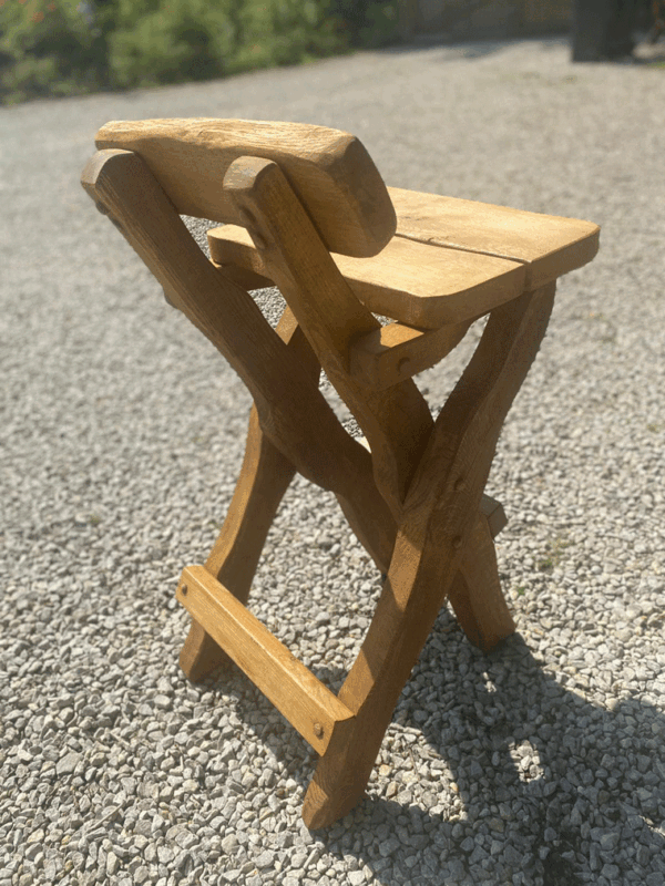 Oak Bar Chair