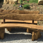 oak garden benches