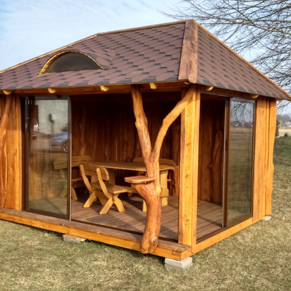Summer House With Gl Doors The Rustic Company Summer House With Gl Doors