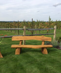 Solid Oak garden bench