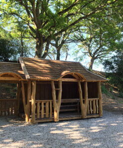 Outdoor kitchen, summerhouse with BBQ area. BBQ hut, log cabin