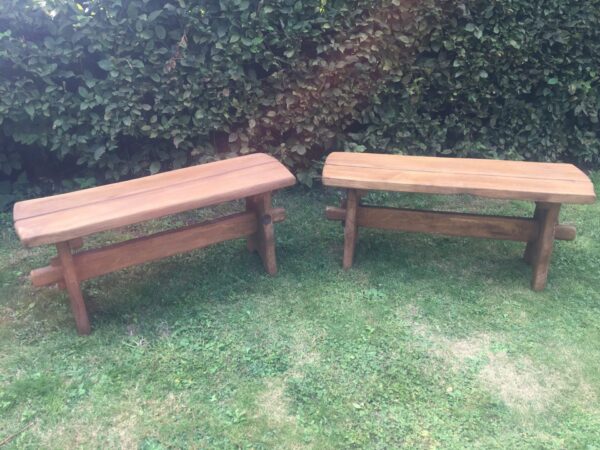 Picnic oak bench