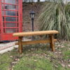 picnic solid oak bench