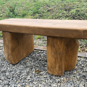 oak garden bench