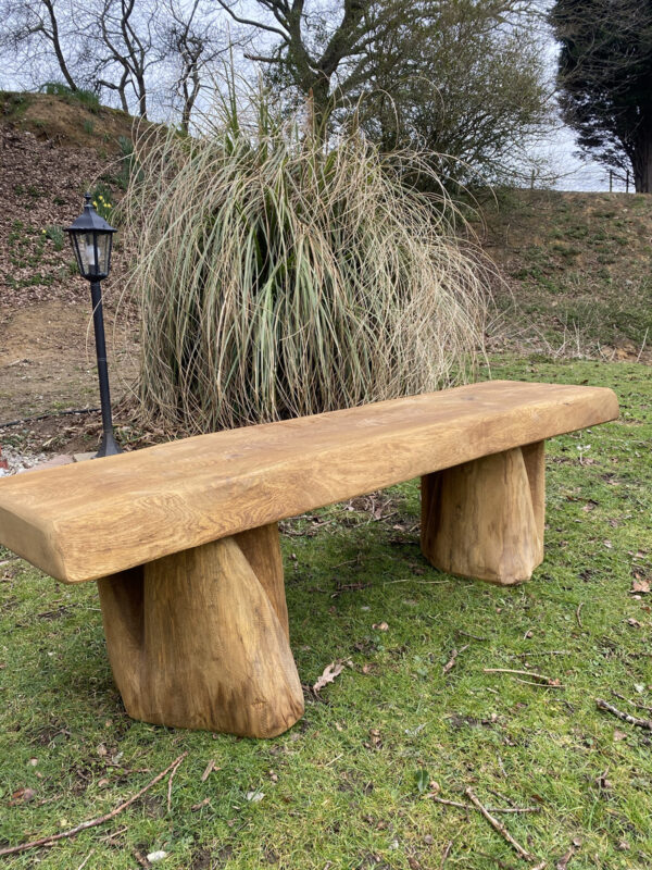1.5m COTTAGE solid oak bench
