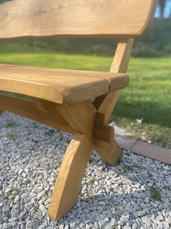 Classic Oak Bench