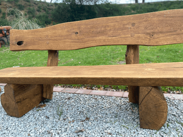 Moon Oak Bench