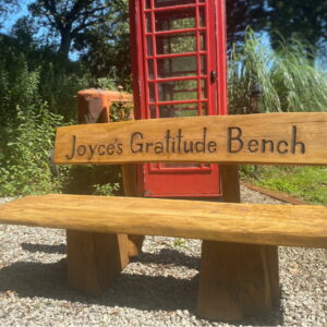 Joyce's Gratitude bench