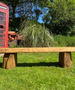 2m COTTAGE Solid Oak Bench