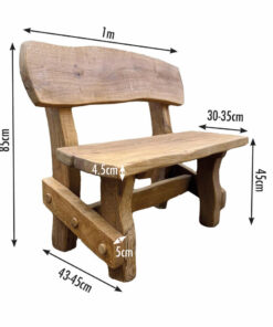 Traditional Oak Bench sizing